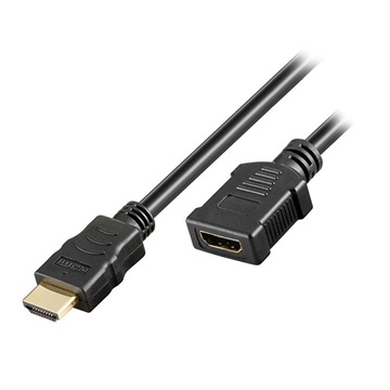 Goobay Produžni HDMI Kabl sa Podrškom za Prenos sa Eternet Signala