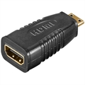 Goobay HDMI / Mini HDMI Adapter - Pozlaćen - Crni