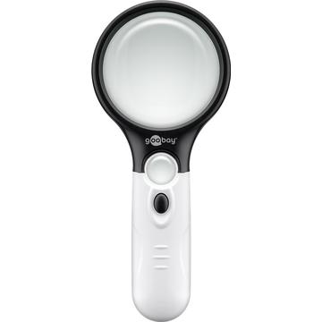 Goobay LED Reading Magnifier – Black / White