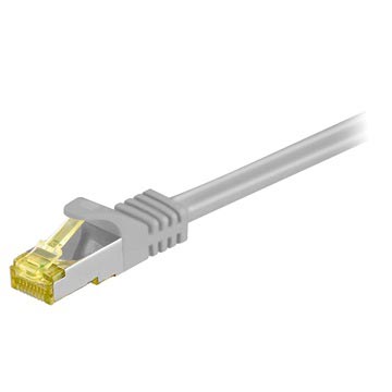 Goobay S/FTP CAT7 Okrugli Mrežni Kabl - 3m - Sivi