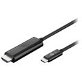 Goobay USB 3.1 Tip C / HDMI Kabl - 1.8m - Crni