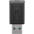 Goobay USB-C Adapter - USB-C Female/USB-A Male - Black