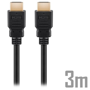 Goobay Ultra High Speed HDMI 2.1 8K Kabl - 3m - Crni