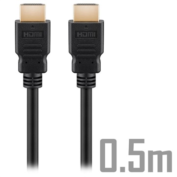 Goobay Ultra High Speed HDMI 2.1 8K Kabl - 0.5m - Crni