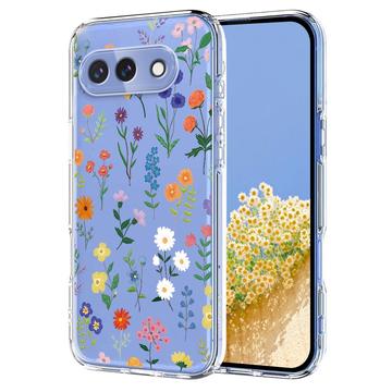 Google Pixel 10a Floral Pattern TPU Case - Daisies