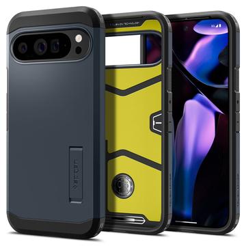 Google Pixel 9 Pro XL Spigen Tough Armor Maska - Metalni škriljevac