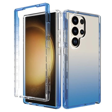 Samsung Galaxy S24 Ultra Gradient Series Hibridna Zaštitna Maska - Plava / Providna