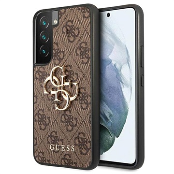 Guess 4G Big Metal Logo Samsung Galaxy S22 5G Hibridna Maska - Braon