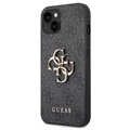 Guess 4G Big Metal Logo iPhone 14 Plus Hybrid Maska - Siva