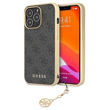 Guess 4G Charms Collection iPhone 13 Pro Max Hibridna Maska - Siva