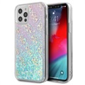 Guess 4G Liquid Glitter iPhone 12/12 Pro Hibridna Maska - Roze / Plava