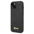 Guess Glitter Flakes Metal Logo iPhone 14 Plus Hibridna Maska
