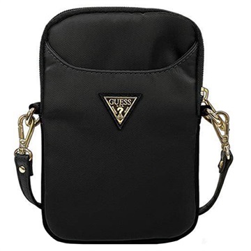 Guess Nylon Triangle Logo Handbag GUPBNTMLBK