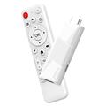 H96 MAX RK3518 4K Android 14 Mini TV Stick - WiFi 6, Bluetooth 5.4 - White