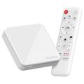 H96 Max H313 4K Ultra HD Android TV Box with Voice Remote Control - White