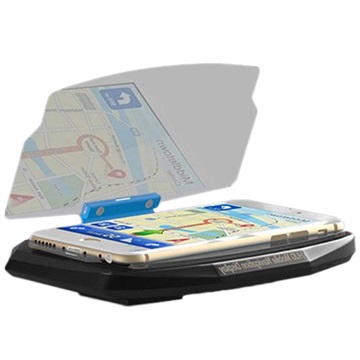 HUD Držač za Telefone sa Head Up Displejem - 6.5" - Crni