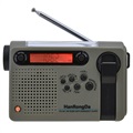 HanRongDa HRD-900 Camping Radio with Flashlight and SOS Alarm - Green