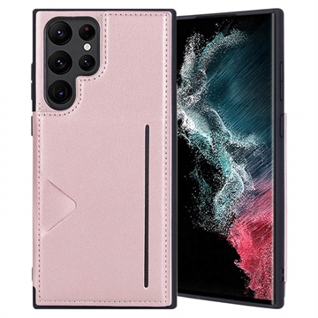 Hanman Mika Samsung Galaxy S23 Ultra 5G Futrola sa Novčanikom - Zlatnoroze