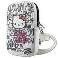 Hello Kitty Graffiti Kitty Head Smartphone Shoulder Bag - White