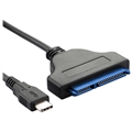 Kabl-Adapter Velike Brzine USB-C na SATA 2.5" - Crni