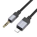 Hoco UPA32A Lightning to 3.5mm Audio Cable - 1m - Black