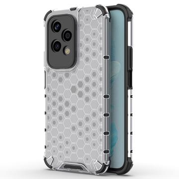 Honor 200 Lite Honeycomb Armored Hibridna Maska - Siva