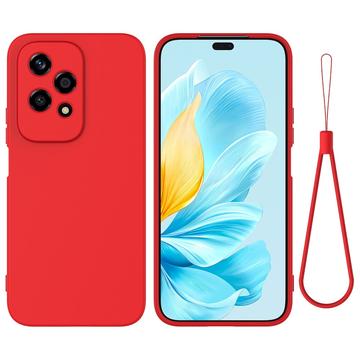 Honor 200 Lite Maska od Tečnog Silikona - Crvena