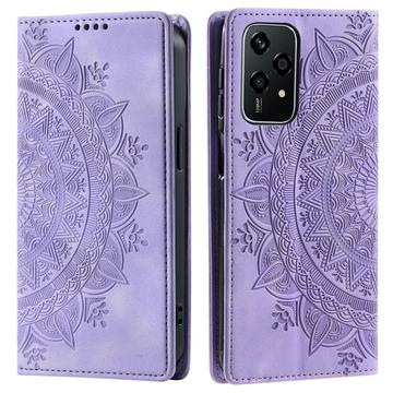 Honor 200 Lite Mandala Series Futrola-Novčanik - Ljubičasta