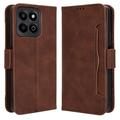 Honor 200 Smart/X7c 4G/5G Cardholder Wallet Case - Brown