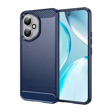 Honor 400 Brushed TPU Case - Carbon Fiber - Blue