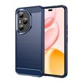 Honor 400 Pro Brushed TPU Case - Carbon Fiber - Blue