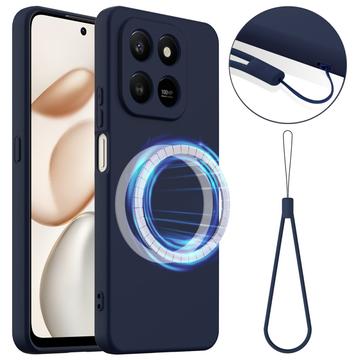 Honor 400 Smart 5G/4G/X7d 4G/5G Maska od Tečnog Silikona - Kompatibilna sa MagSafe - Tamnoplava