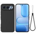 Honor 500 Liquid Silicone Case with Hand Strap