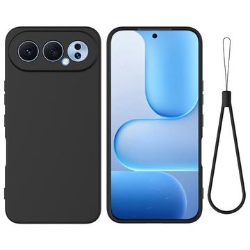 Honor 500 Liquid Silicone Case with Hand Strap