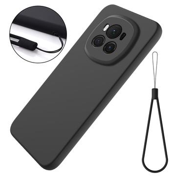 Honor Magic6 Maska od Tečnog Silikona - Crna