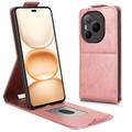 Honor Power Vertical Flip Case with Stand - Rose Gold