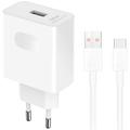 Honor SuperCharge Power Adapter with USB-C Cable HN-110600E00 - 66W - White