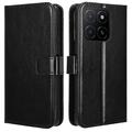 Honor X5b/X5b Plus Wallet Case Magnetic Closure - Black