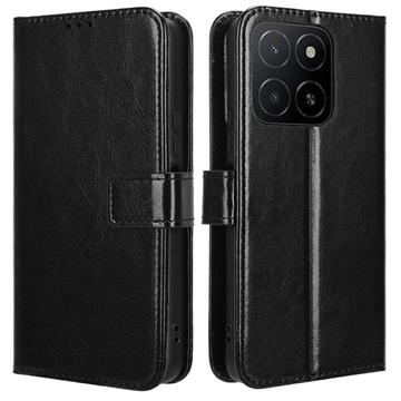 Honor X5b/X5b Plus Wallet Case Magnetic Closure - Black