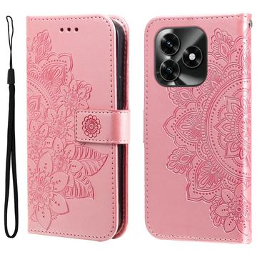 Honor X5c Plus Mandala Series Futrola-Novčanik - Roze