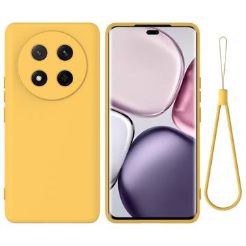 Honor X60 Pro/X9c/Magic7 Lite Liquid Silicone Case with Hand Strap