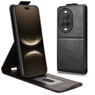 Huawei Nova 14 Ultra Vertical Flip Case with Stand - Black