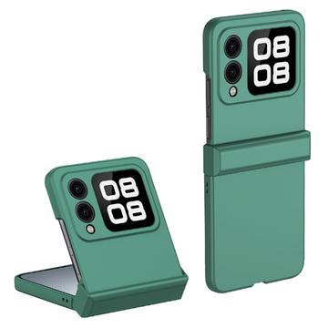 Huawei Nova Flip Gumirana Plastična Zaštitna Maska - Zelena