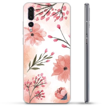 Huawei P20 Pro TPU Maska - Pink Flowers