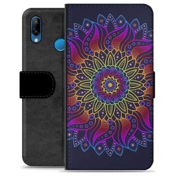 Huawei P30 Lite Premijum Futrola-Novčanik - Šarena Mandala