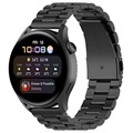 Huawei Watch 3/3 Pro Kaiš od Nerđajućeg Čelika - Crni