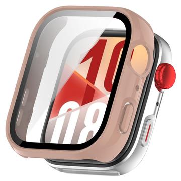 Huawei Watch Fit 4 Plastična Maska sa Zaštitnim Staklom - Roze