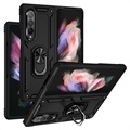 Samsung Galaxy Z Fold3 5G Hibridna Maska sa Metalnim Nosacem - Crna