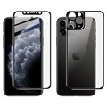 iPhone 11 Pro Imak Metal Komplet Zaštite od Kaljenog Stakla - Crni - 9H
