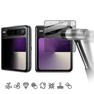 Huawei Pura X Imak Privacy Full Cover Zaštitno Kaljeno Staklo - 9H